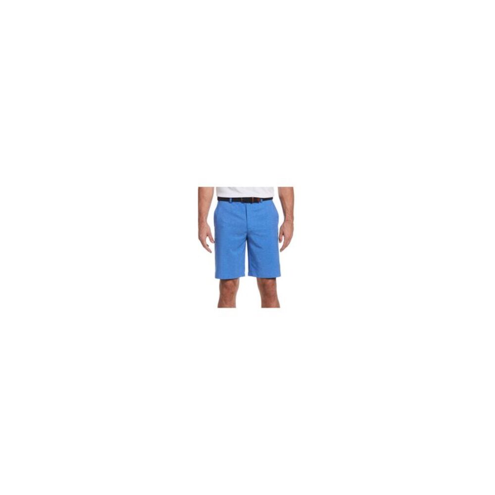 P.G.A.TOUR Mens Blue Pinstripe Relaxed Fit Stretch Shorts 32 Waist